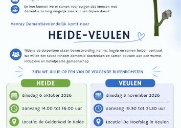Venray Dementievriendelijk bezoekt Heide en Veulen